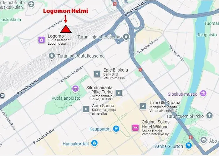 Logomon Helmi At Train Station